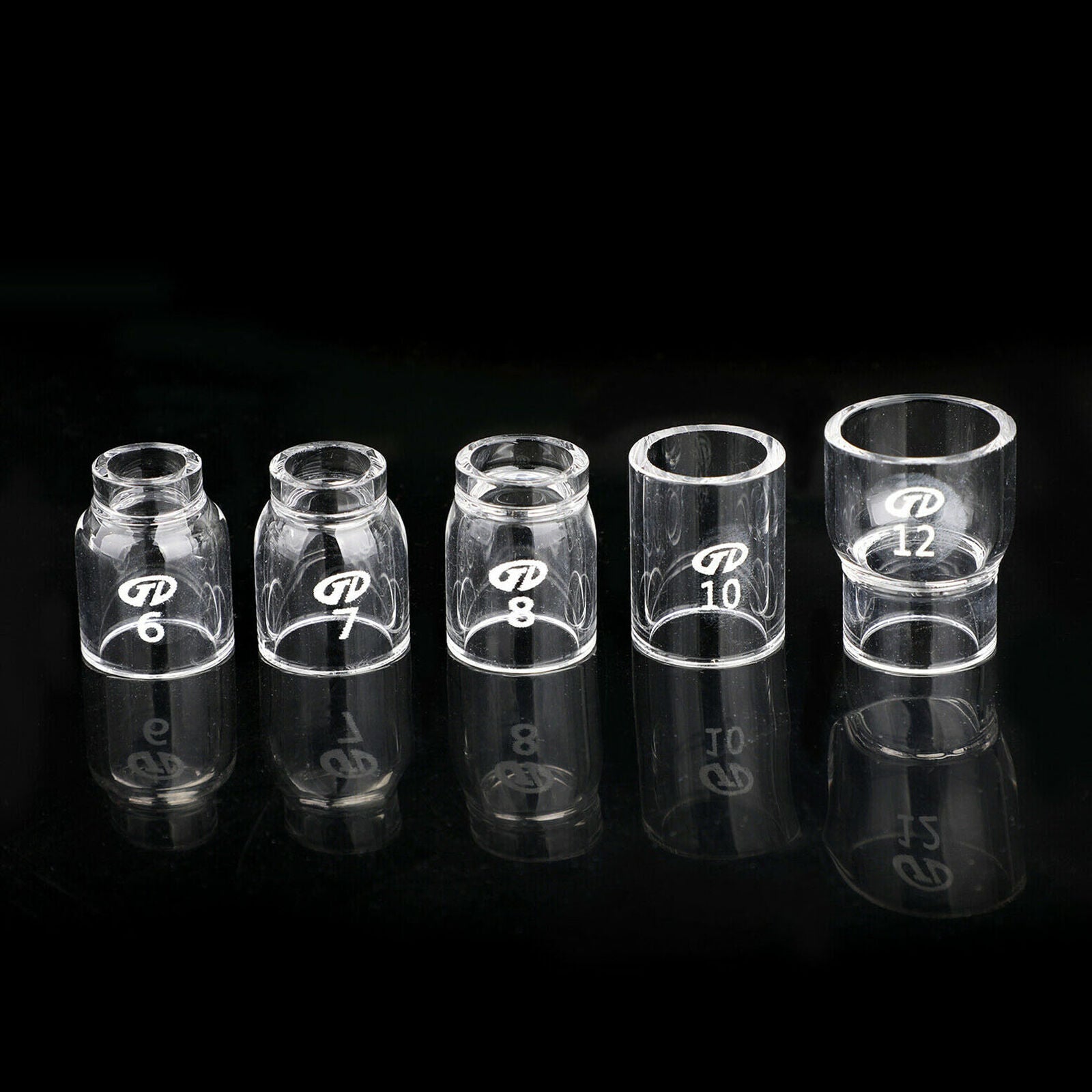 31 Pcs TIG Welding Torch Stubby Gas Lens #12 Pyrex Glass Cup Kit For WP-17/18/26