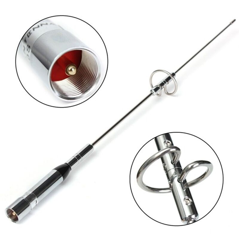 44cm Dual Band UHF/VHF 144/430MHz 150W Car Radio Mobile//Station Antenna NL-770S