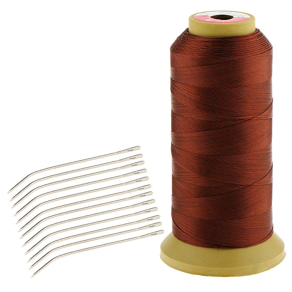12Wig Braiding Hook Track Weave Hair Extension Needle+Sewing Weaving Thread