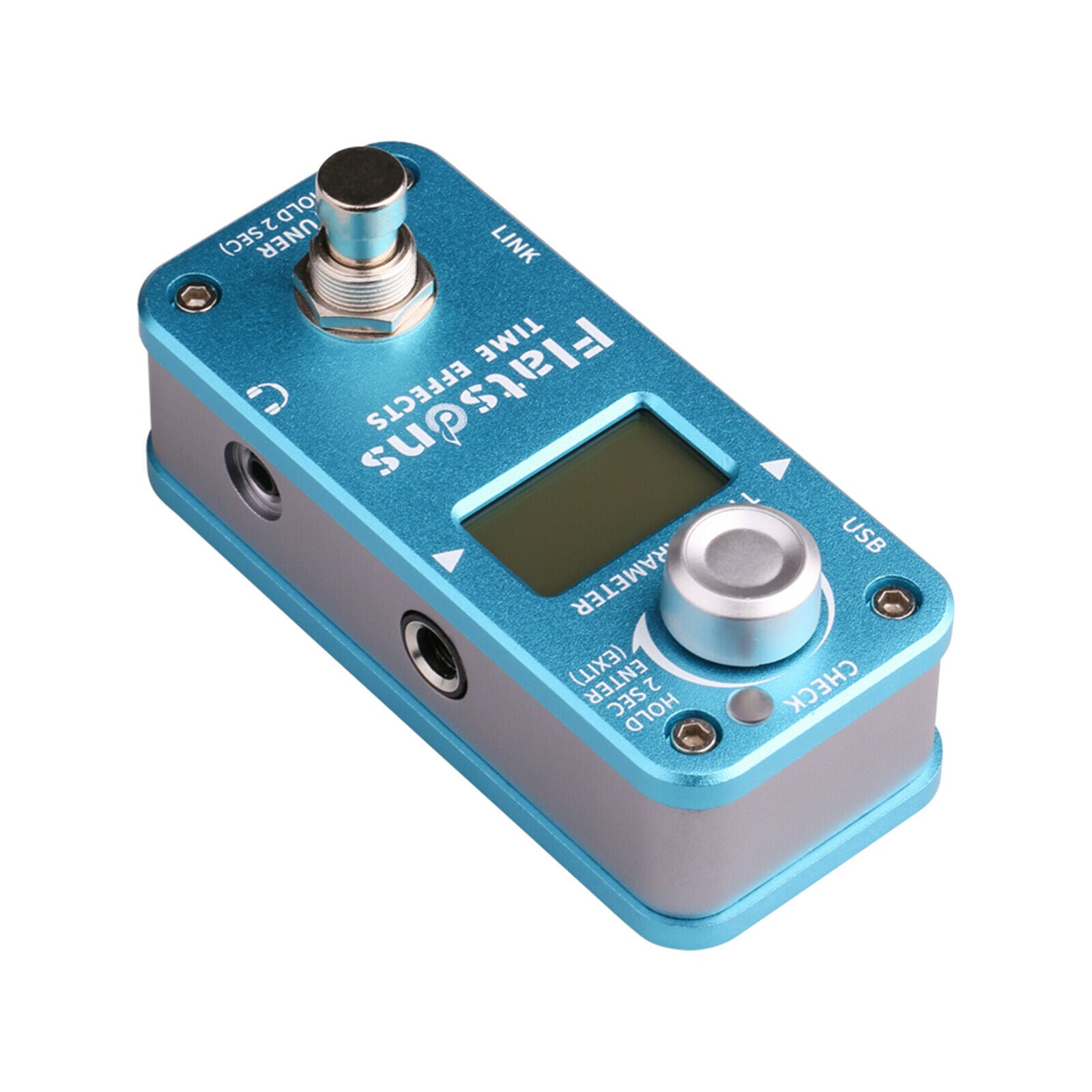 Guitar Effect Pedal LED Indicator Hardware Pass-Through with Tuning Function