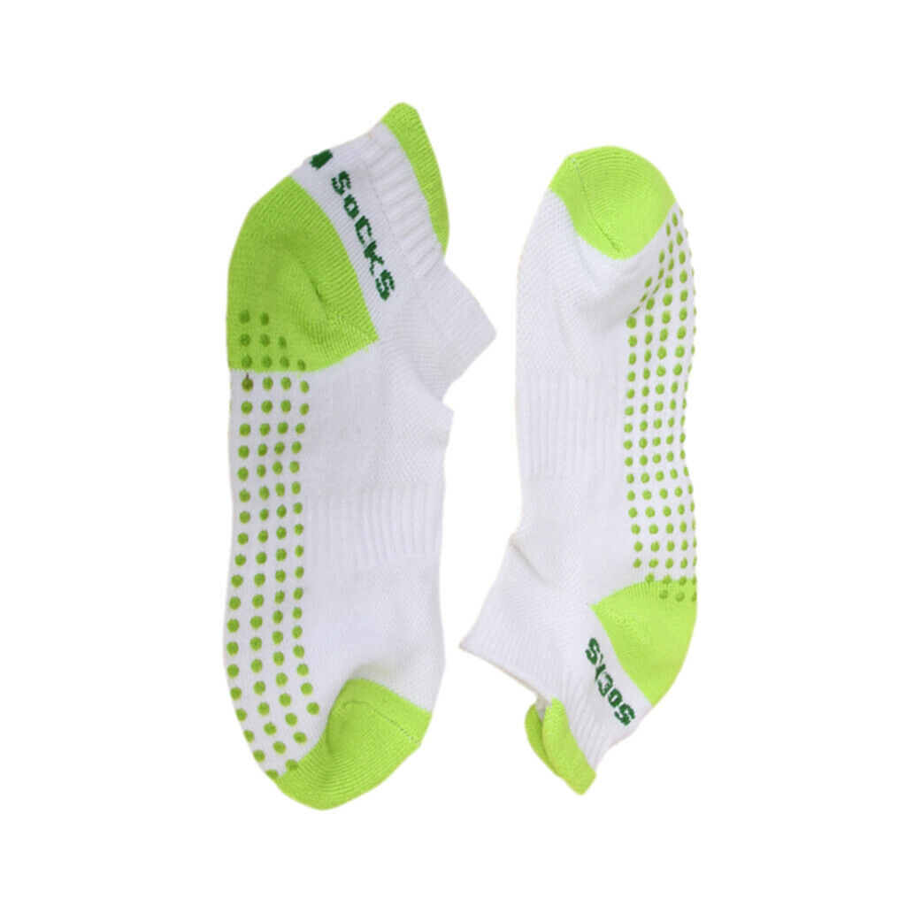 Women Non Slip Massage Granule Yoga Socks - Green