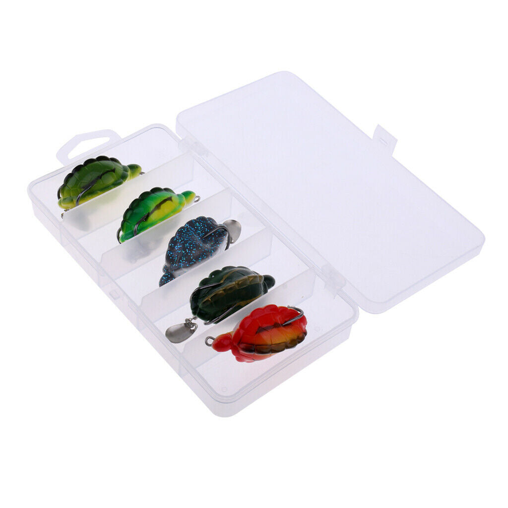 5pcs Fishing Tackle For Fishing Enthusiasts Topwater Fishing Lure Hook Bait