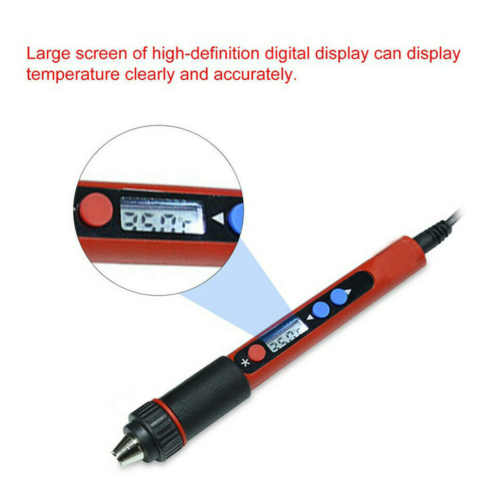 PX-988 Tip Electric Soldering Iron Pen Touch Switch Tool Mini USB LCD Welding