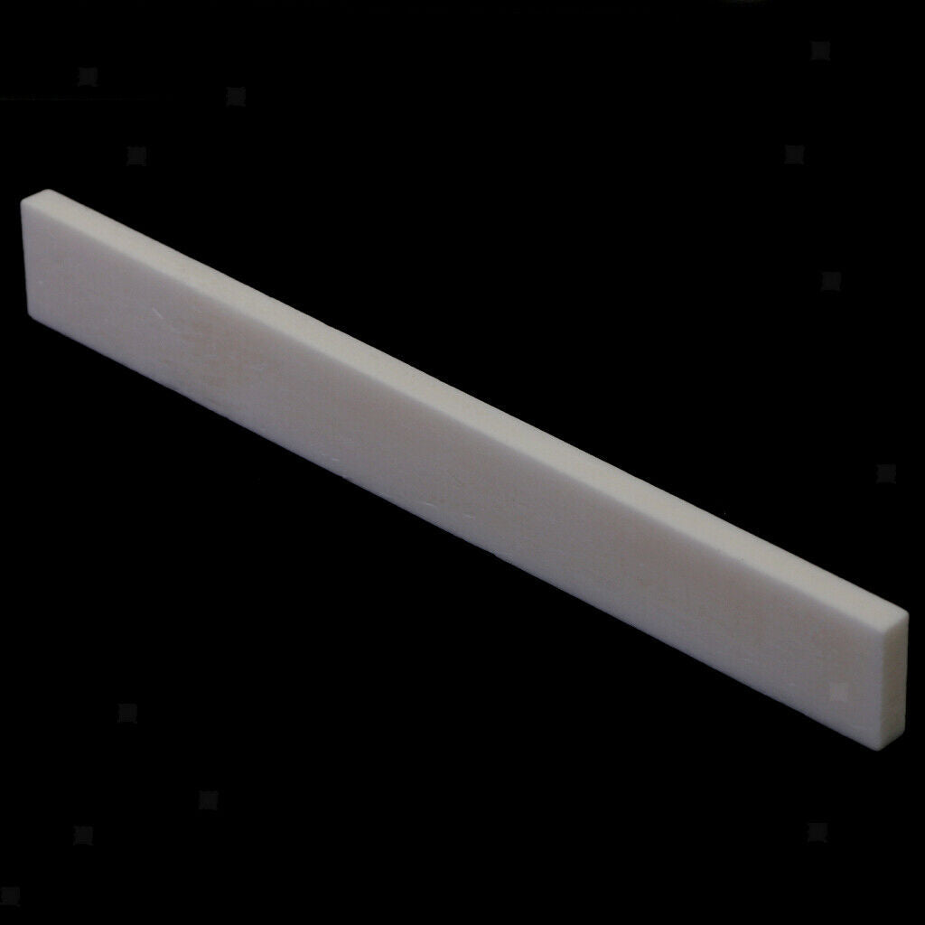 4 x Cattle Bone UNFINISHED Bridge Saddle for Guitar Replacement Ivory 80mm