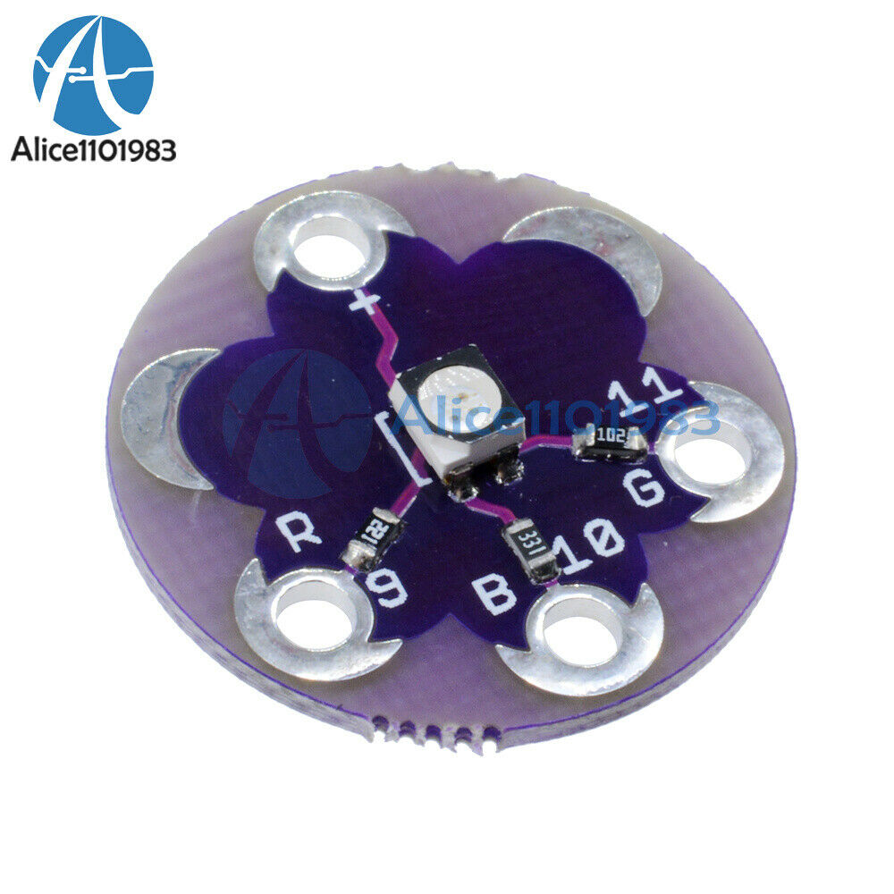 2PCS LilyPad Tri-Color LED RGB Breakout Module For arduino