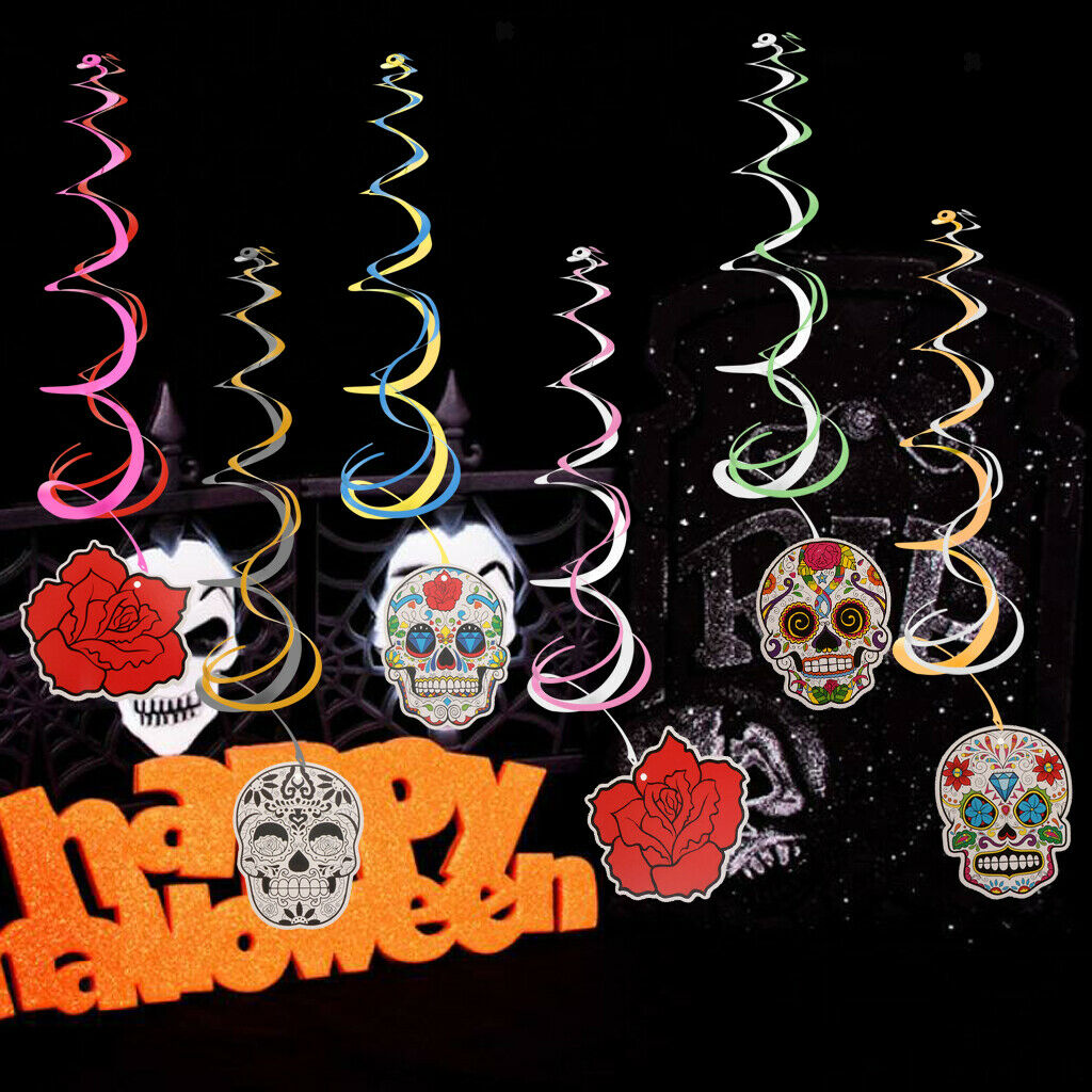 Halloween Hanging Swirl Decorations Kit Indoor For Party Supplies And Room