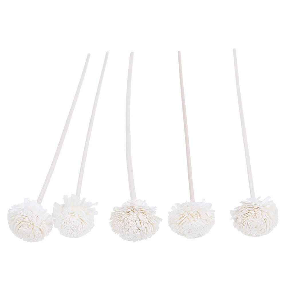 5pcs Flower Rattan Reeds Fragrance Diffuser Non-fire Replacement Refill S.l8