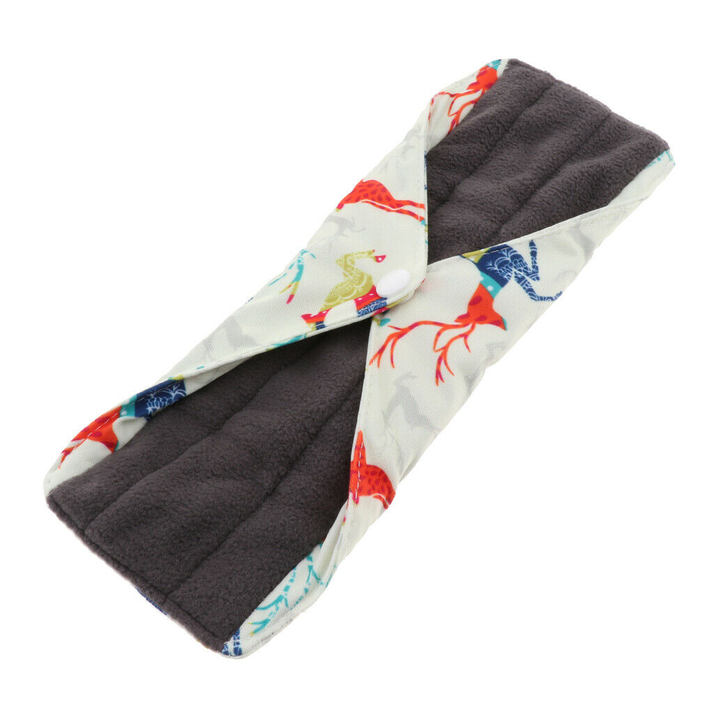 2Pieces Bamboo Cloth Washable Menstrual Pad Sanitary Towel Pad for Women S/M