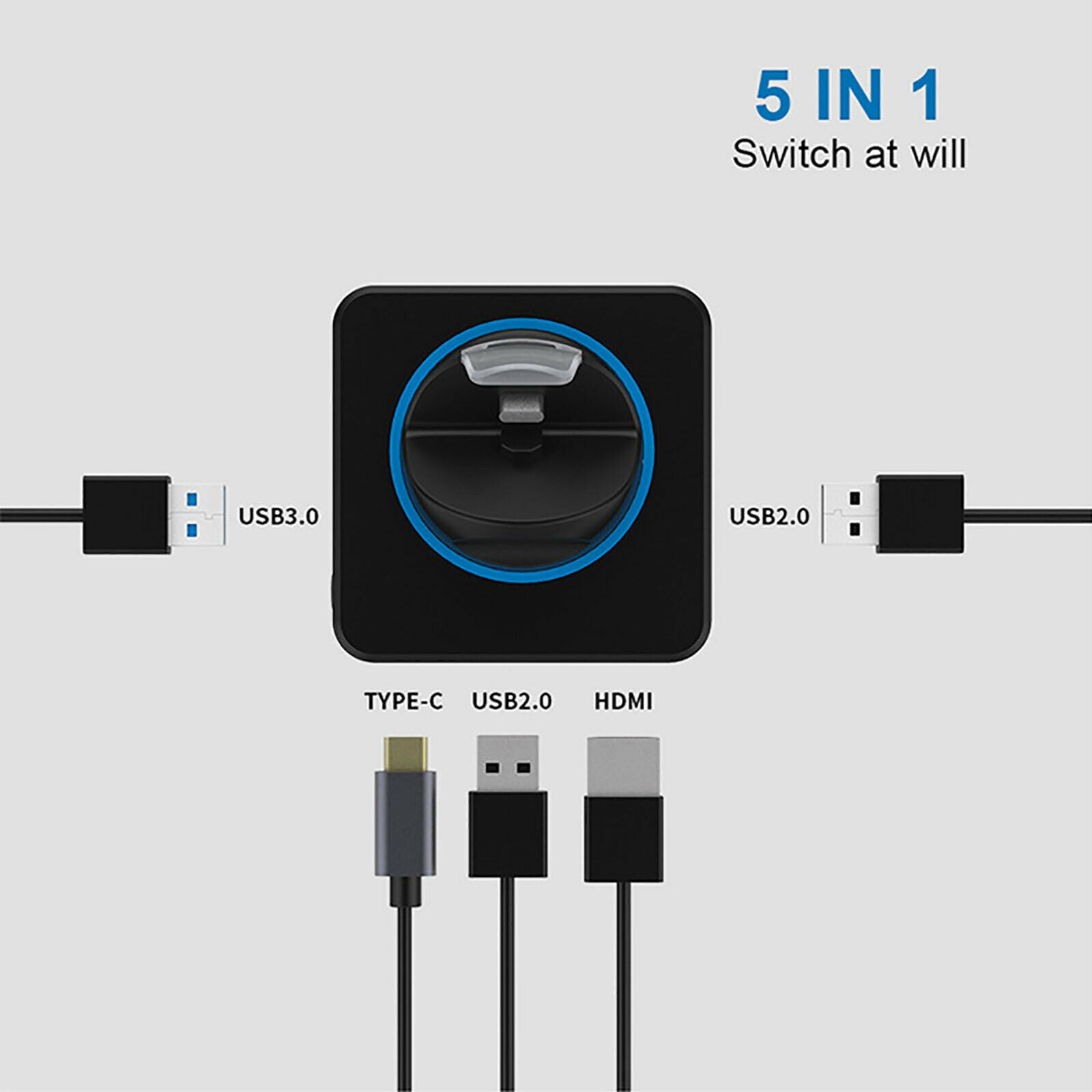 Video Converter HDMI-compatible To TV Base Converter Type-c Charging Base for NS