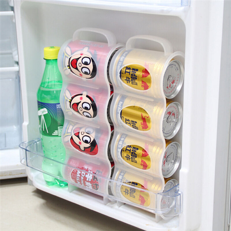 Kitchen Accessories Fridge Beverage Can Space-saving Organizer Storage Box HBDAU