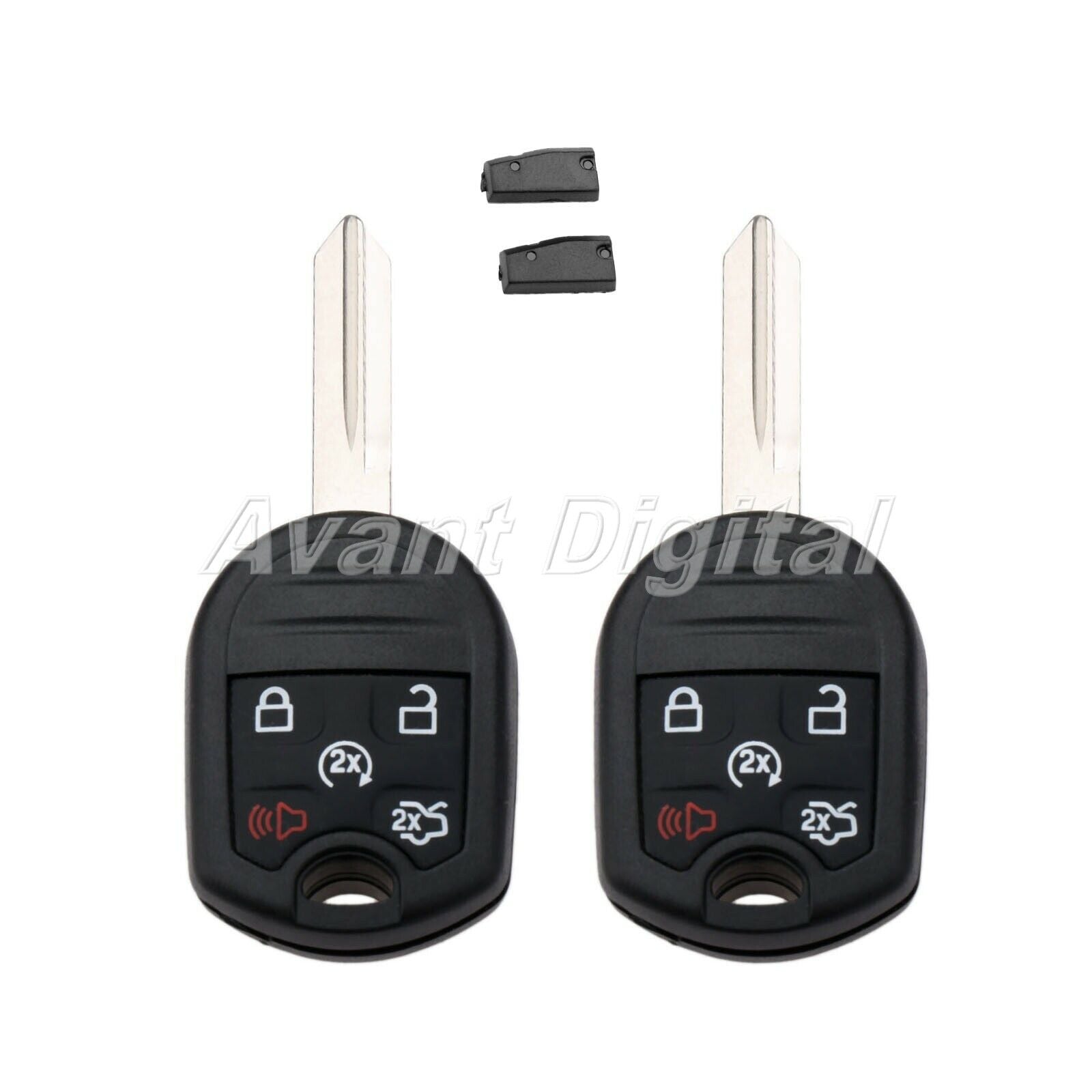 2Pc Remote Key 5BTN 315MHz CWTWB1U793 ID83 4D63 Chip For 2011-2015 Ford Explorer