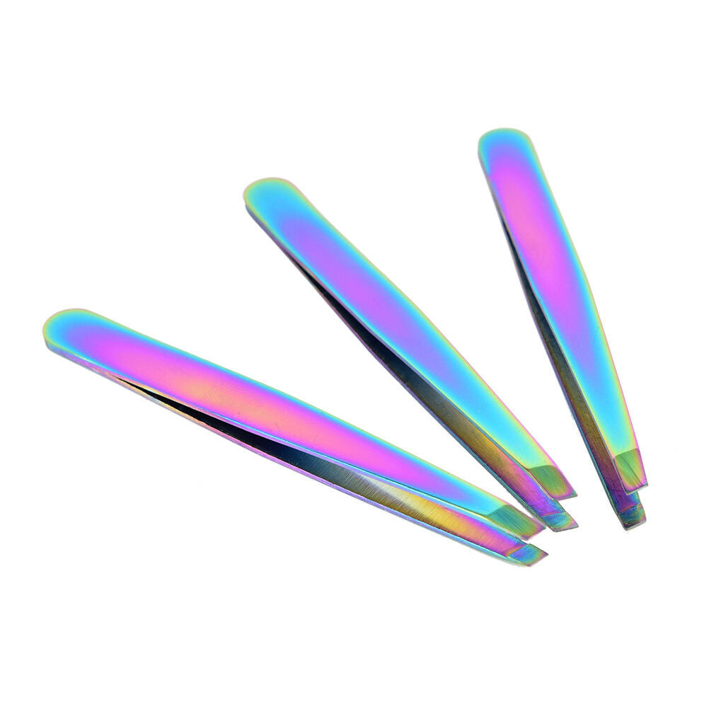 Colorful Hair Removal Eyebrow Tweezer Eye Brow Clips Beauty Makeup Tool.l8