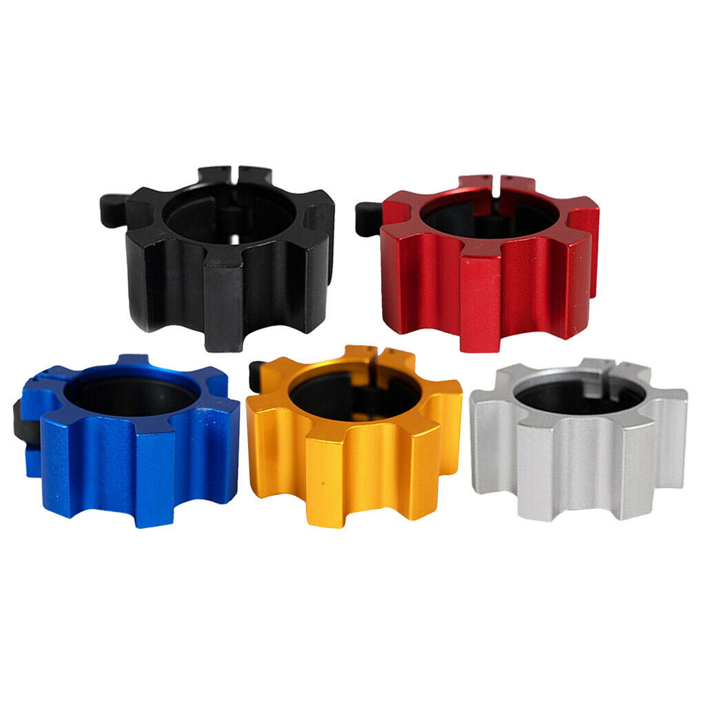 2x Solid Barbell Collars 2'' Olympic Gym Dumbbell