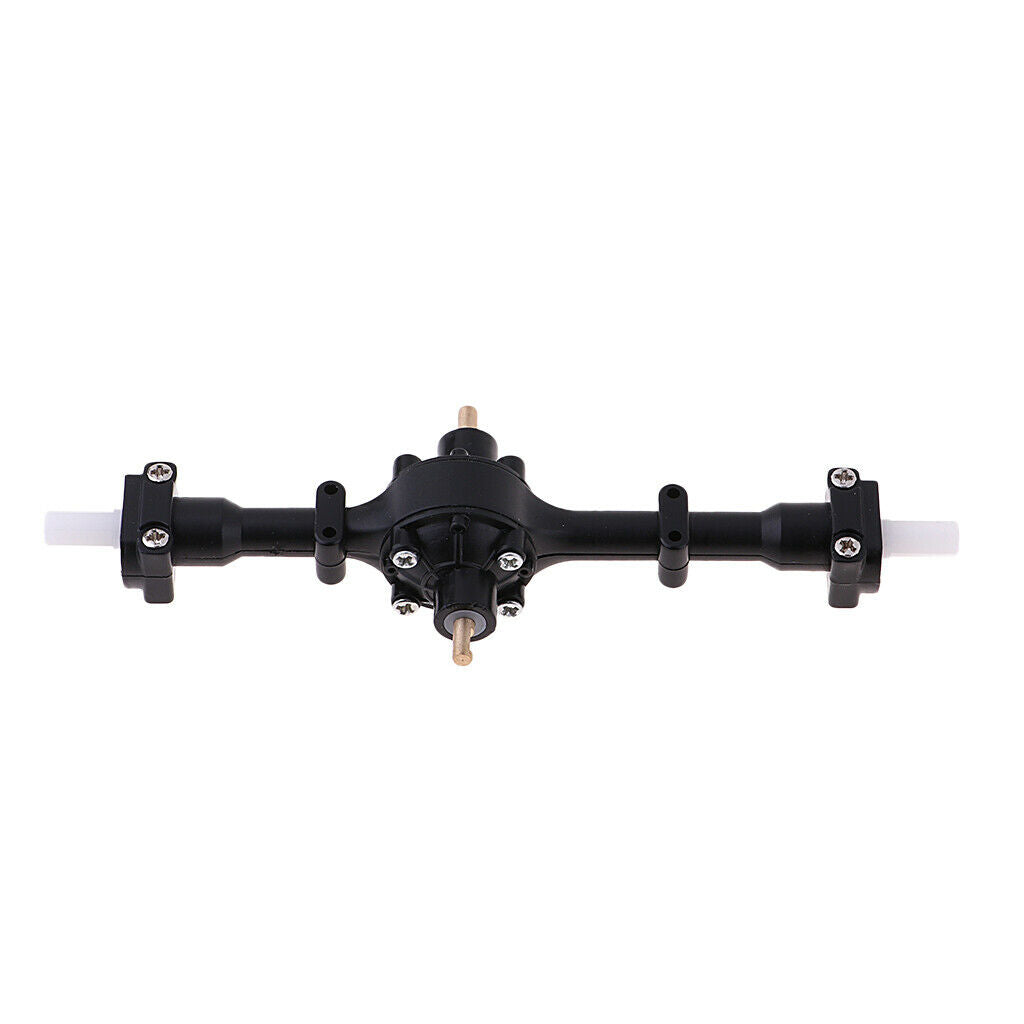 Black 6WD RC   Truck Metal Middle Bridge Gear Axle for WPL B36 M35 B16