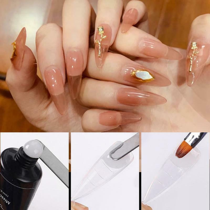 Graduation Nail Art Quick Light Therapy Crystal Extended Nail Sheets 100 Pieces