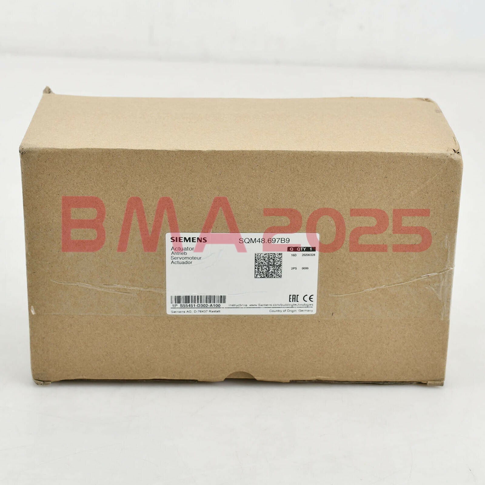 Brand New Combustion Actuator SQM48.697B9 1 year warranty DHL free Ship SM9T