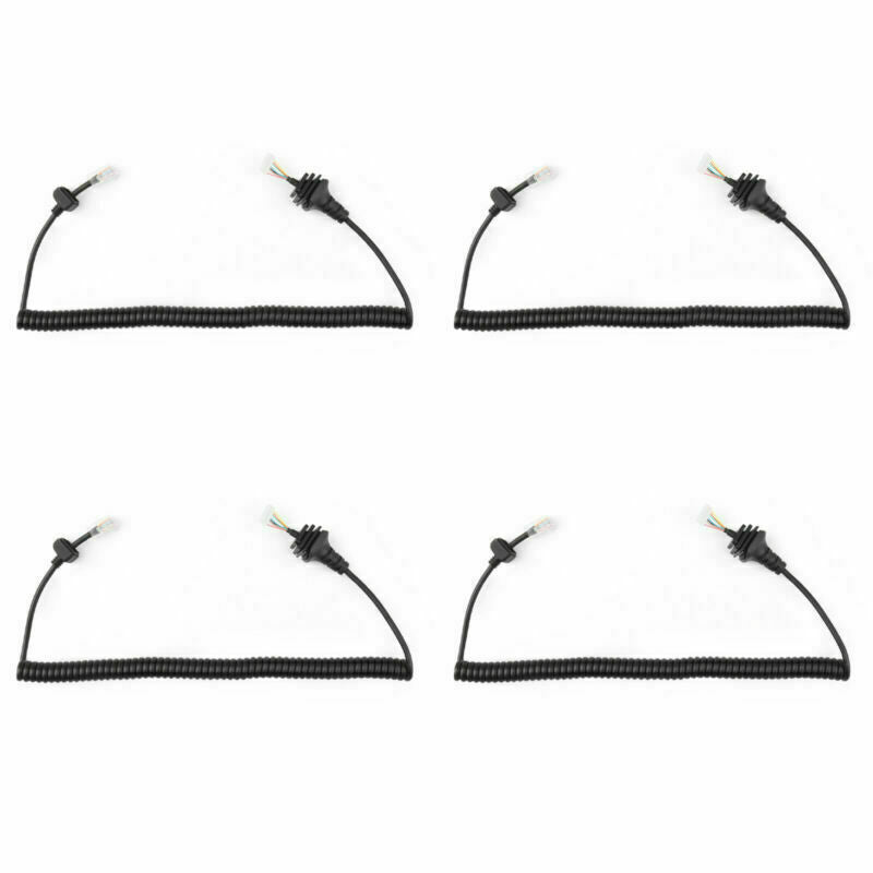 4Pc Mic Microphone Cable Line For HM-152 ICOM Radio IC-2200H 2720 IC-7000 2820H