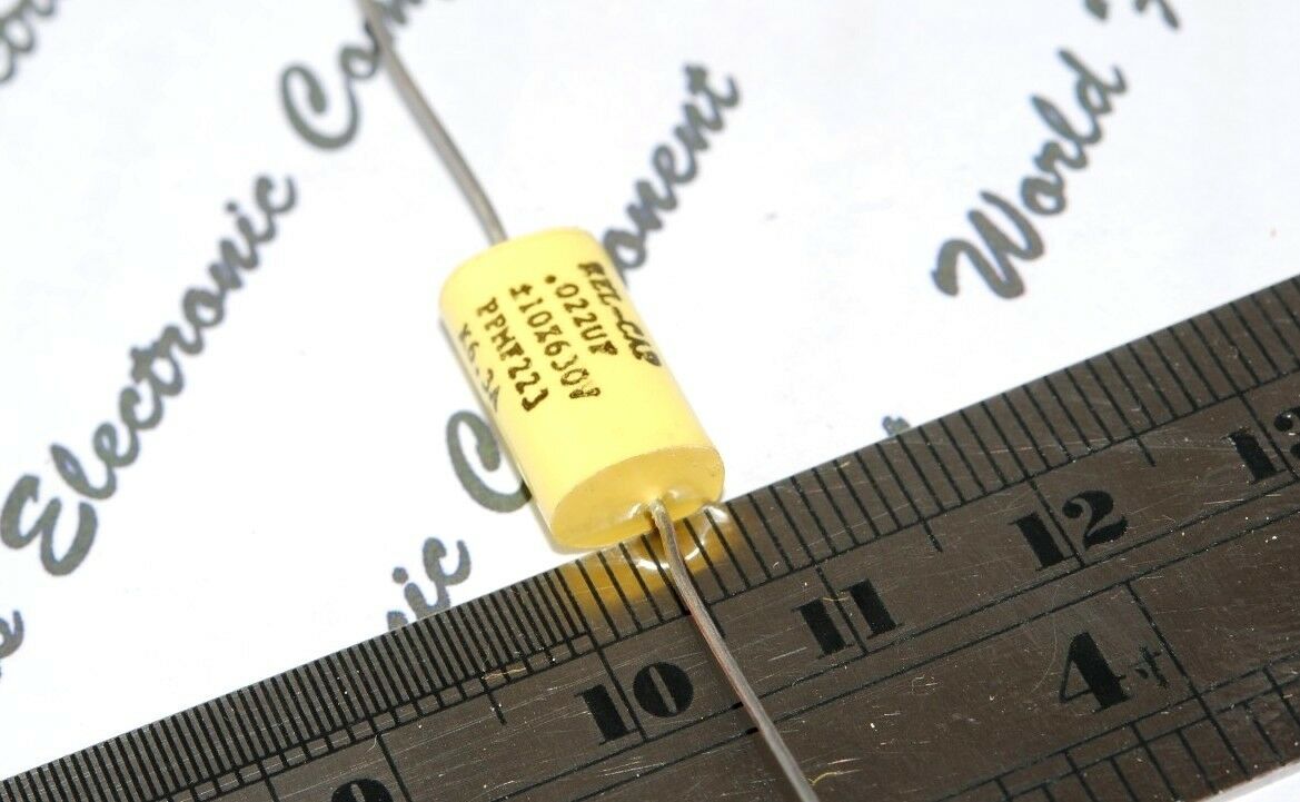 1pcs - REL-CAP PPMF 0.022uF (0.022µF 22nF) 630V 10% Axial Capacitor - FOR AUDIO