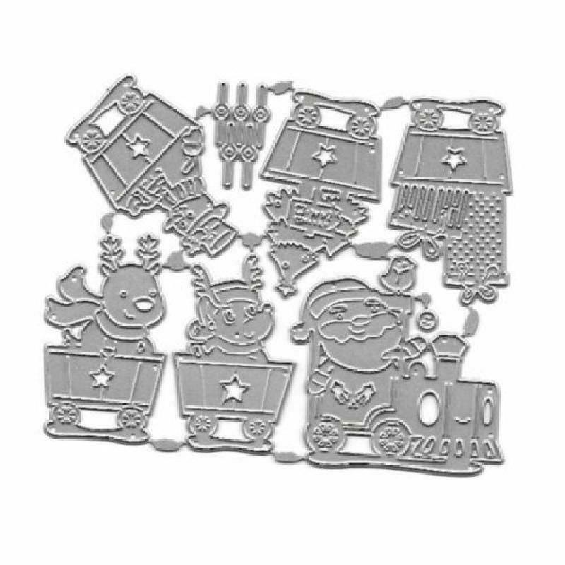 Christmas Car Metal Cutting Dies Stencil Album Paper Card Embossing Craft Decor