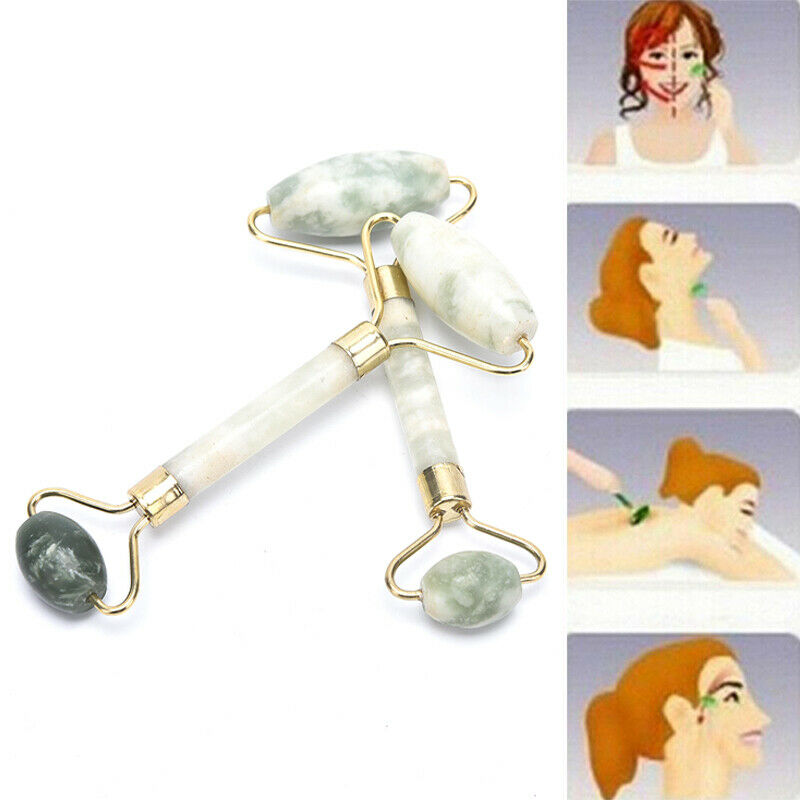 Natural Facial Beauty Massage Tool Jade Roller Face Massager Relaxation T.l8
