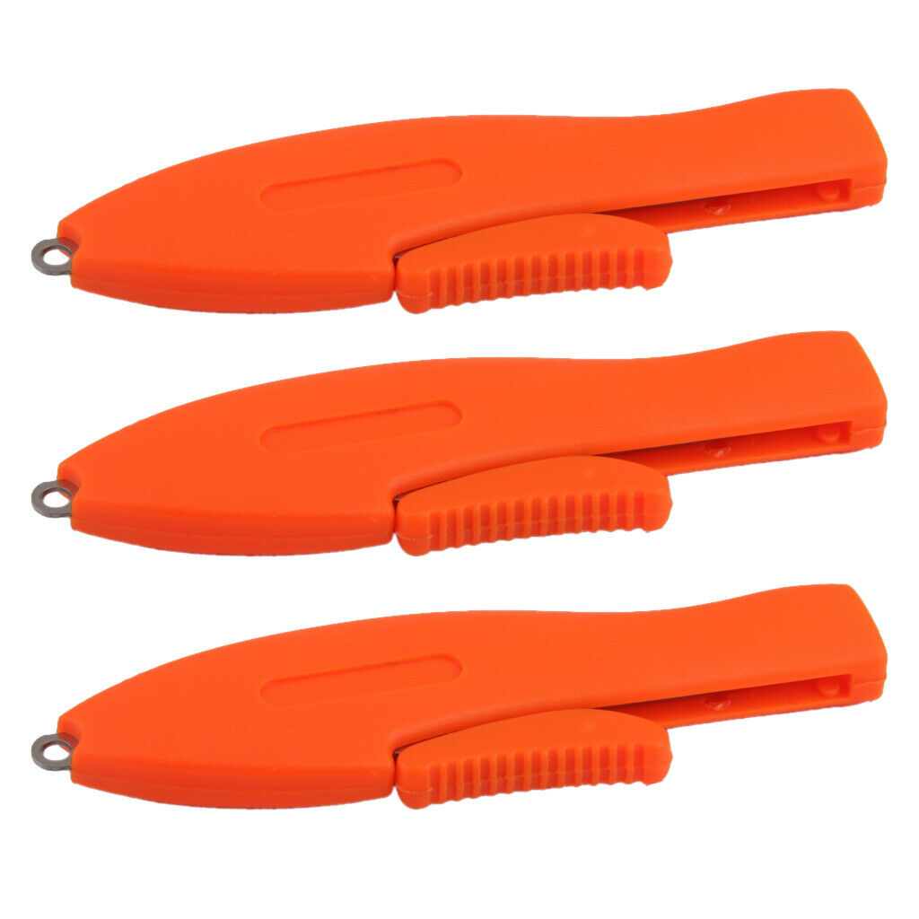 3pcs Retractable Fishing Scissor Pliers Hook Remover Line Cutter Hook Tool