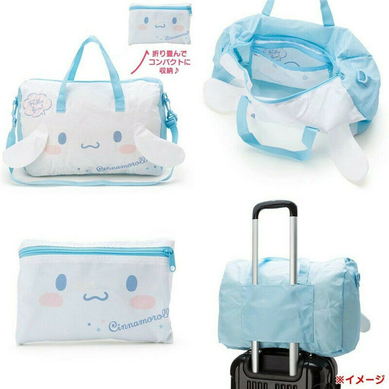 Hot Sanrio Cinnamoroll Handbag Large Travel Carry Bag Cross Body +Small Bag Gift