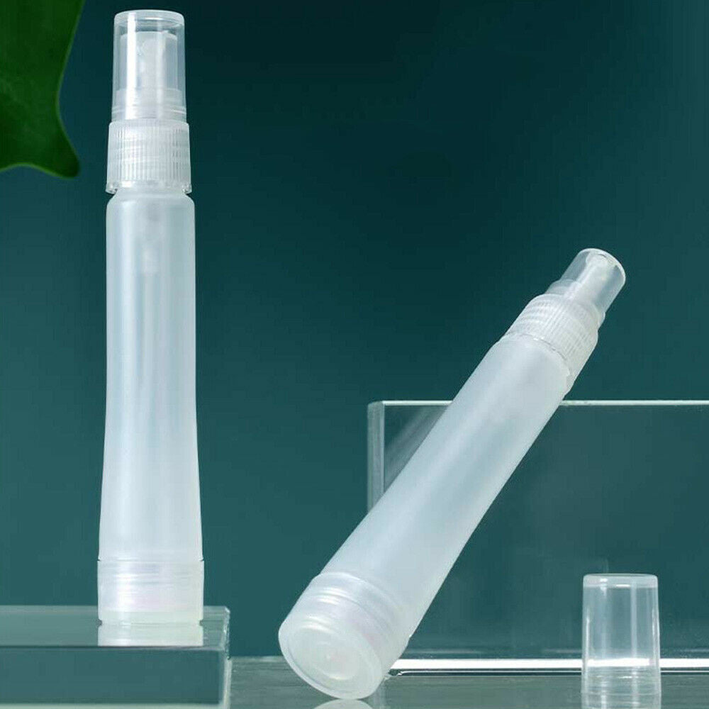 5PC10ML Mini Spray Bottle Pump Perfume Scent Refillable Travel Holder Container