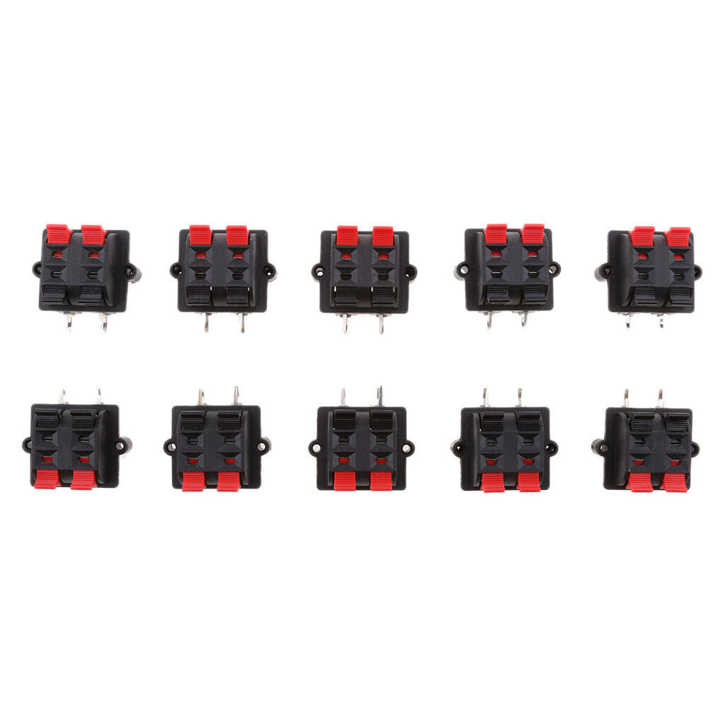 Audio Speaker Terminal LOT OF 10 PIECES 4 Way Spring Clip   Part
