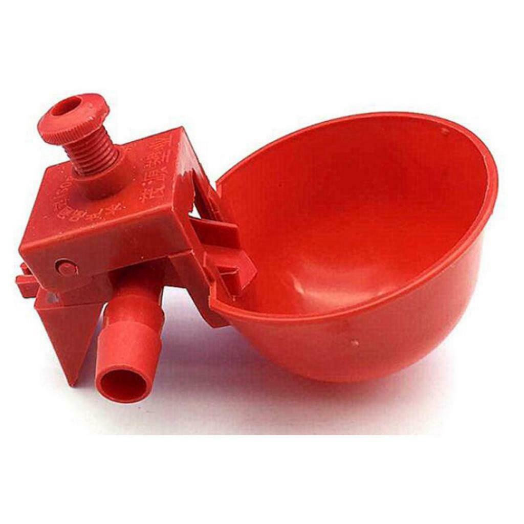 10Pcs Water Drinking Plastic Automatic Drinker For Commerce Accessories
