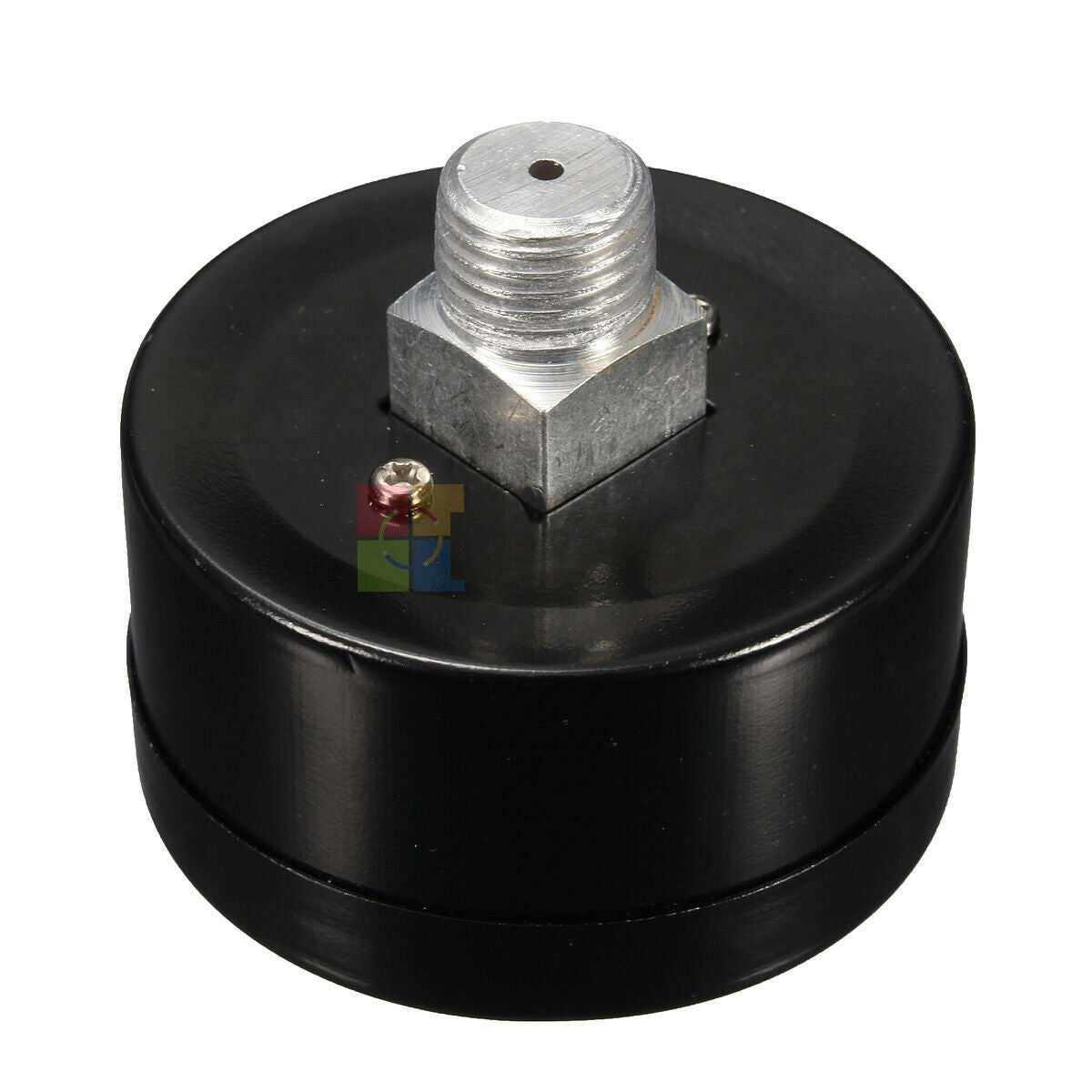 1/4'' BSP Thread Bar Air Pressure Gauge 0-180PSI 0-12Kpa Compressor Iron Case