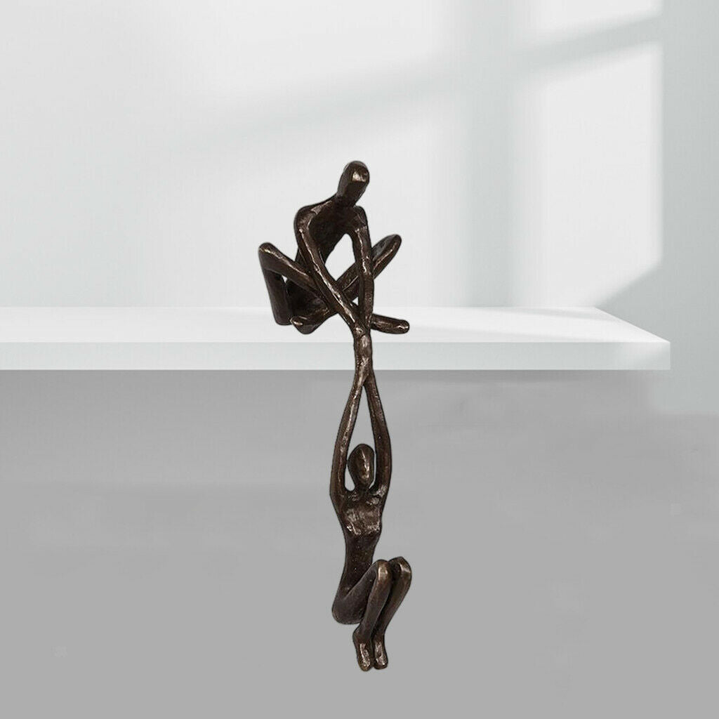 People Art Sculpture Decorative Statue Photo Props Cabinet Desktop Artwork