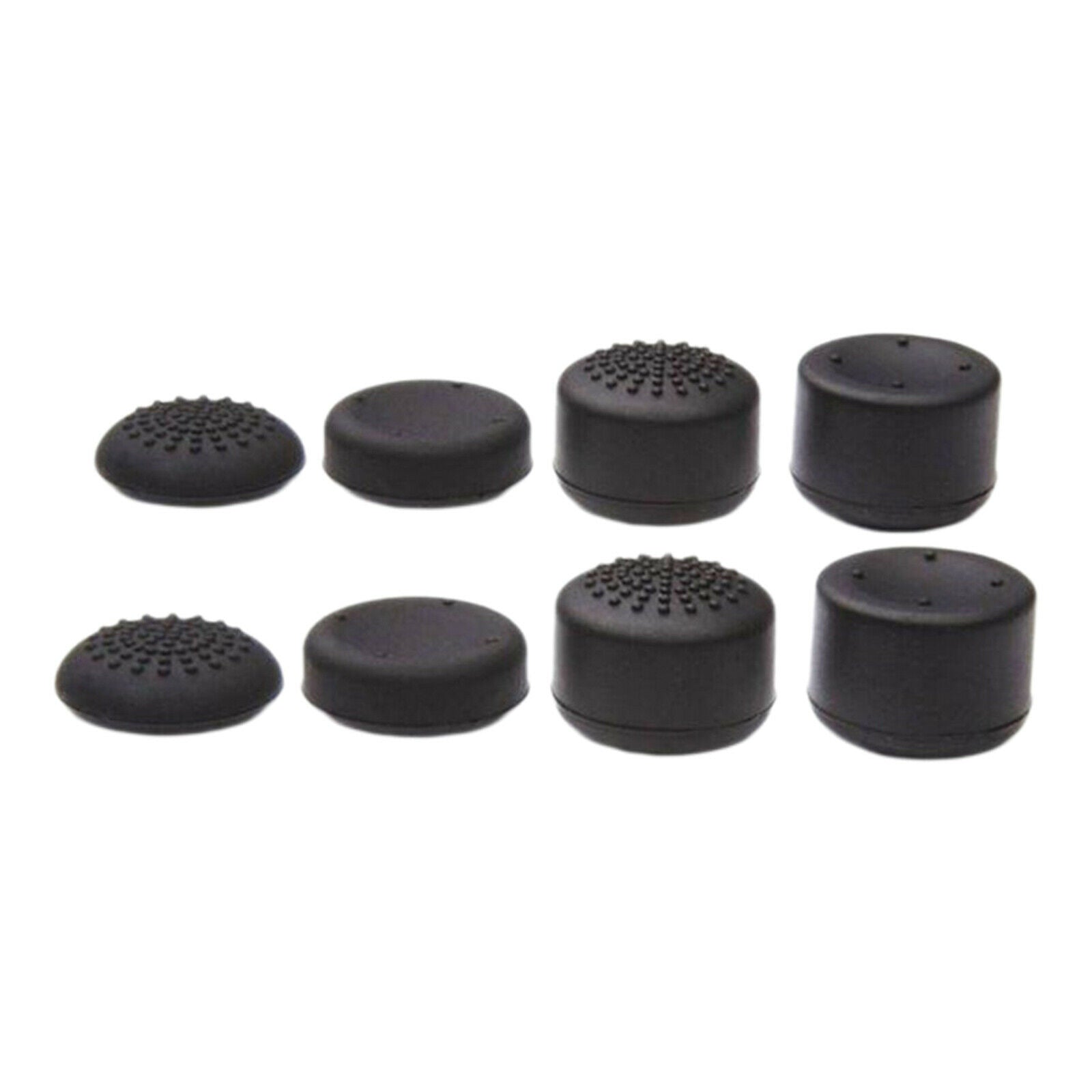8 Pc Anti-slip Thumb Stick Grip Thumbsticks   For PS4 Controller Black