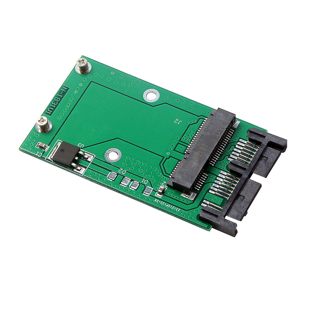 Mini PCIe PCI-e MSATA SSD To 1.8" Micro SATA Adapter Converter Card PCBA
