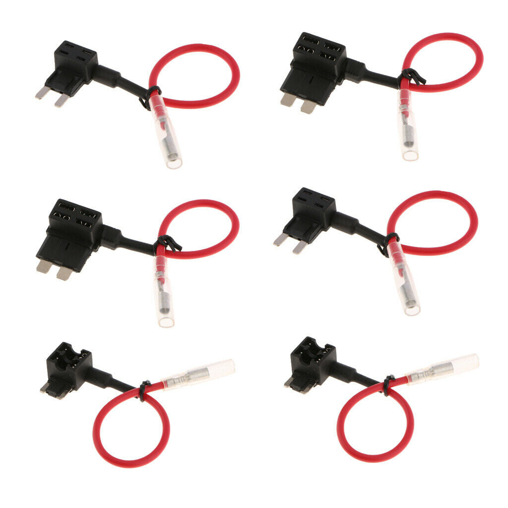 3 Size Fuse Tap Fuse Holder Add A Circuit Low-Profile Car Truck 170x25x10mm
