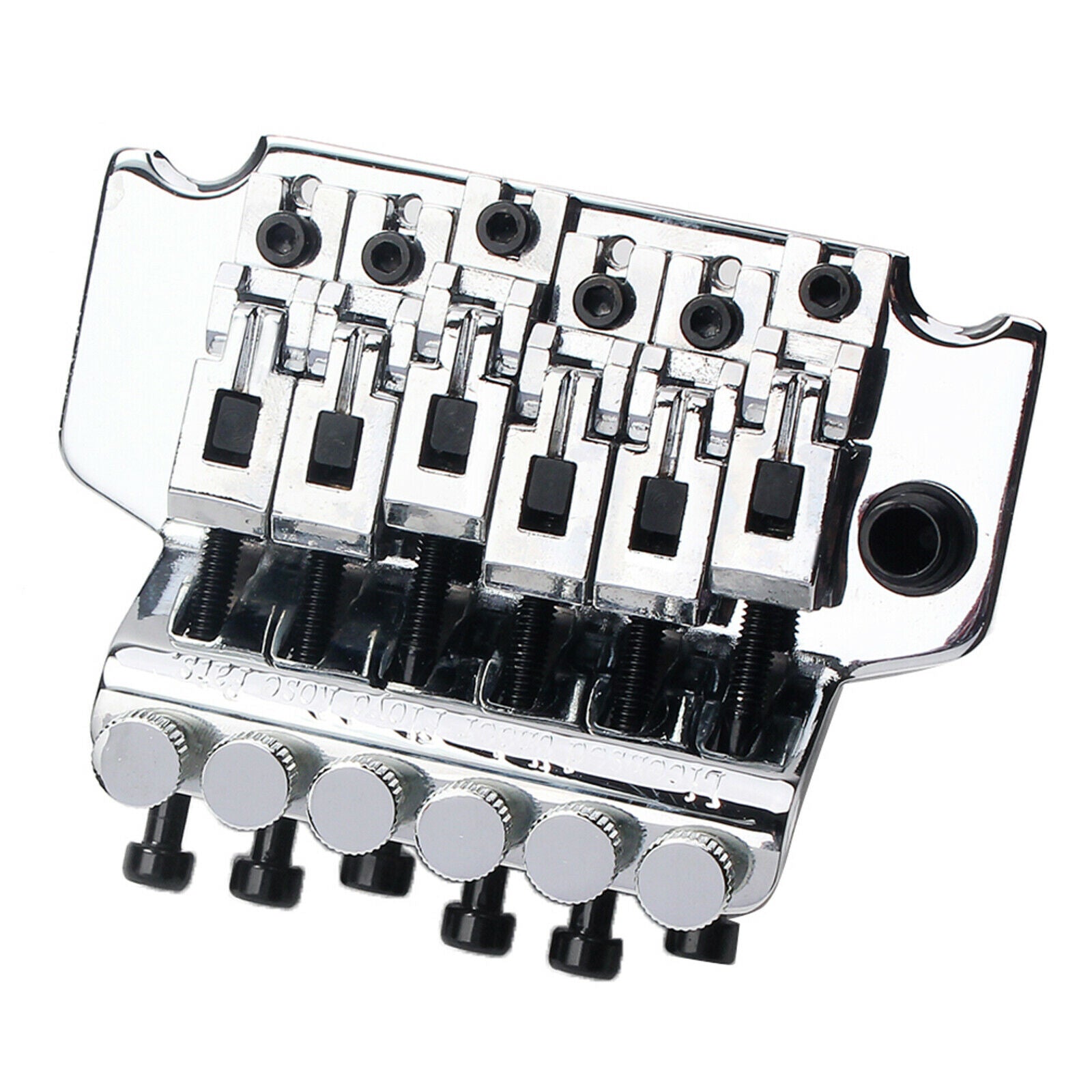 6 Saddle Double Tremolo Bridge for Electric Guitar Accessories Chrome