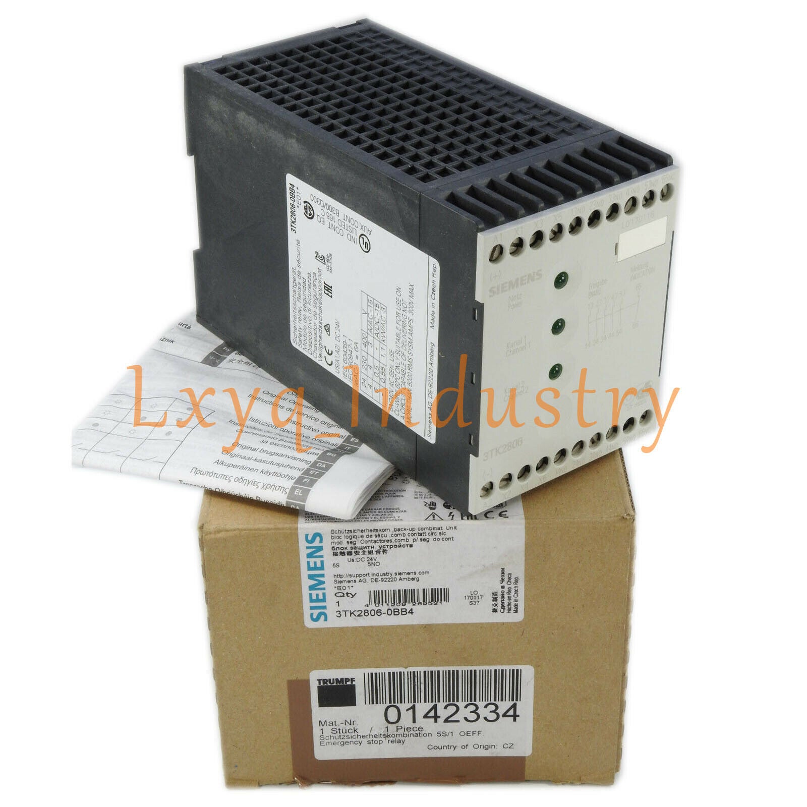Siemens safety relay 3TK2806-0BB4 3TK28060BB4 Brand New Quality Assurance