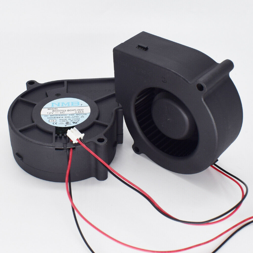 4pcs NMB BG0703-B054-000 75x75x30mm 12V 0.66A Projector Ball DC Blower Fan 2pin