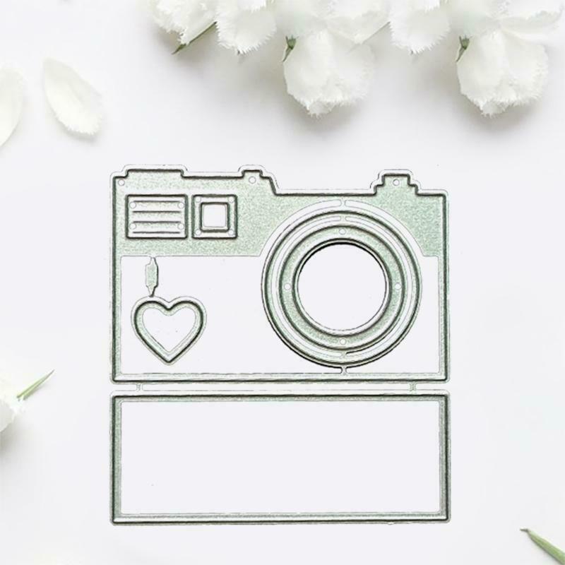 Camera Metal Cutting Dies Stencil DIY Scrapbooking Album Paper Card Template