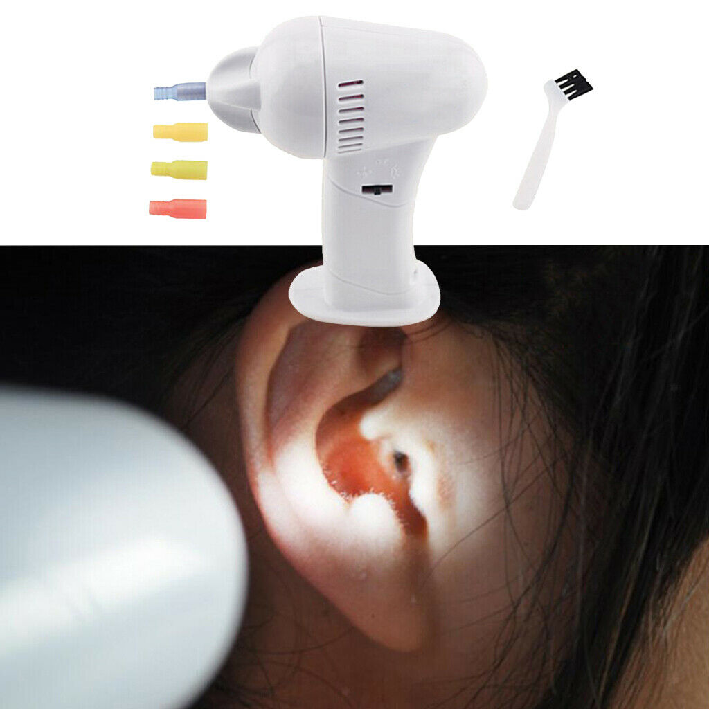 Painless Electric Ear Cleaner Cordless Massage Machine Kits with Soft Head