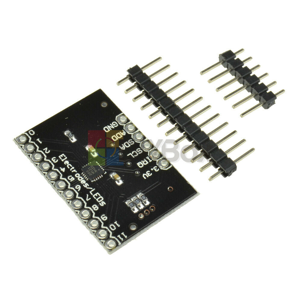 5Pcs MPR121 Breakout V12 Capacitive Touch Sensor Controller Module I2C Keyboard