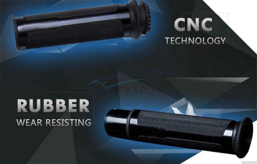 1 Set CNC Aluminum &ABS Plastic Motorcycle 7/8'' Handlebar Grips&Handlebar Ends