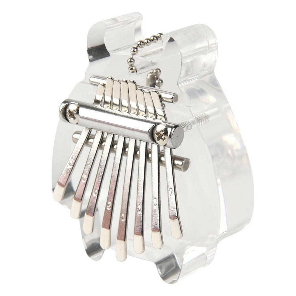 Transparent 8-Key Kalimba Mini Thumb Piano with Gift Box