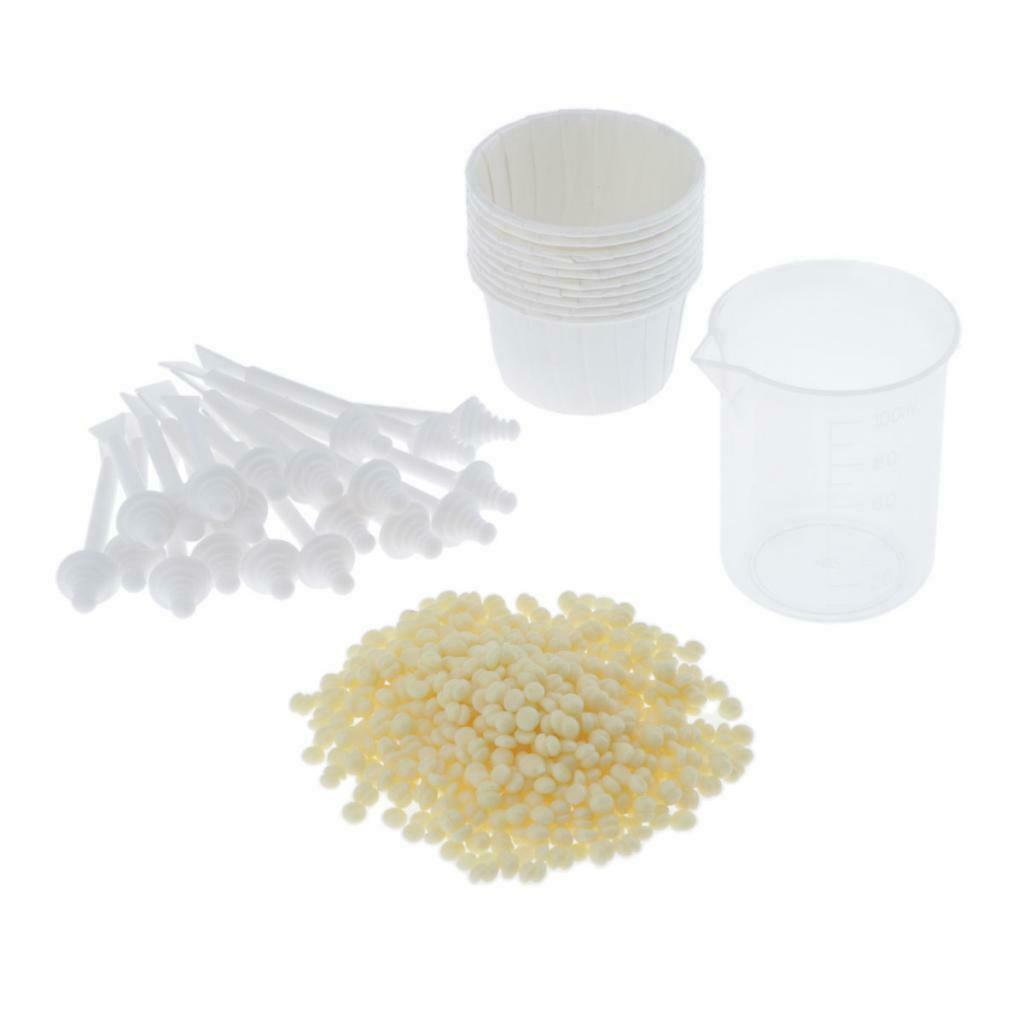 Nose Wax Kit Men's Women Nose Hair Removal Nostril Beads Melting Bowl Waxing