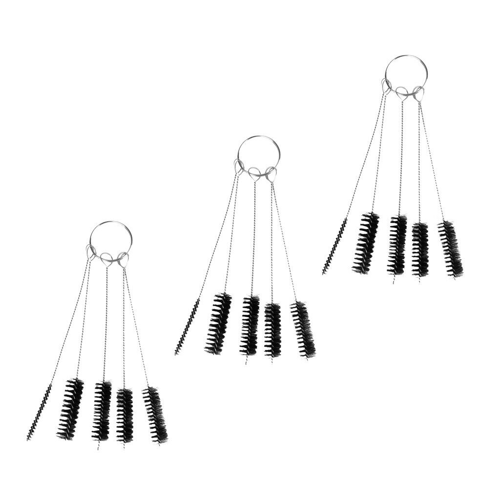 15 Pack Nylon Wire Tattoo Tube Spray Nozzle Brushes Supplies for Jewelry