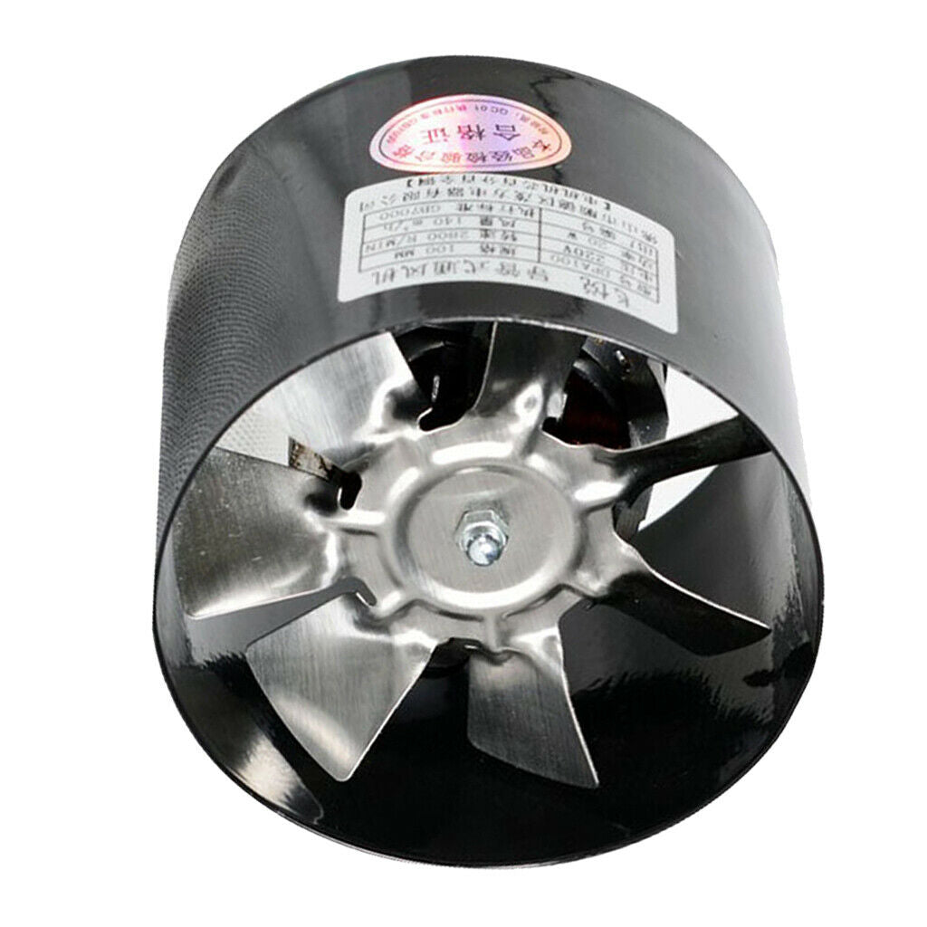 4 INCH/95MM 25W VENTILATING EXHAUST FAN Inline Vent Fan For Grow Room