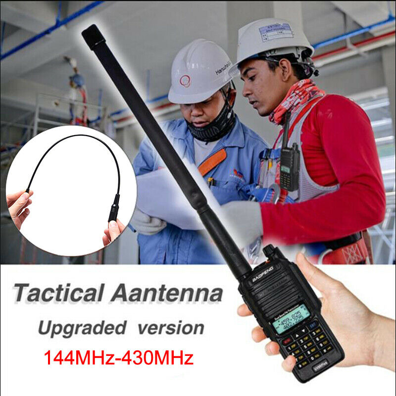 Walkie Talkie Antenna 15.6-Inch Whip Dual Band UV VHF/UHF 144/430Mhz Ante.l8