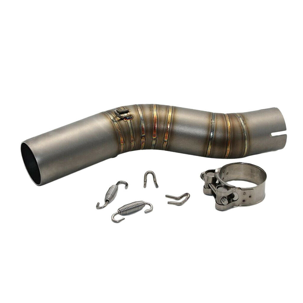 Slip on Motorcycle Exhaust Escape Middle Link Pipe For GSXR 1000 2005 2006