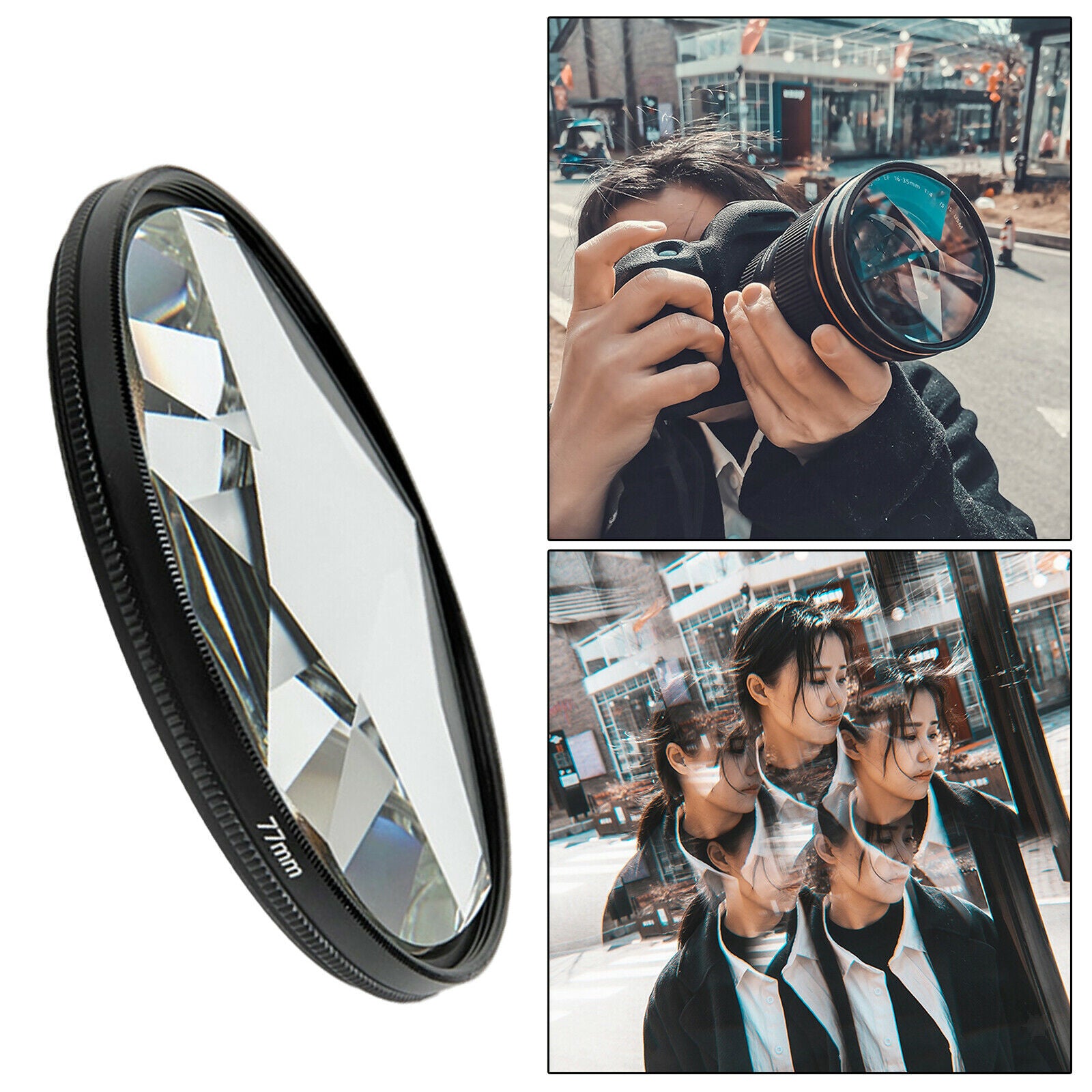 Pentaprism Prism SpecialEffect Camera Filter Variable Multiple Refraction