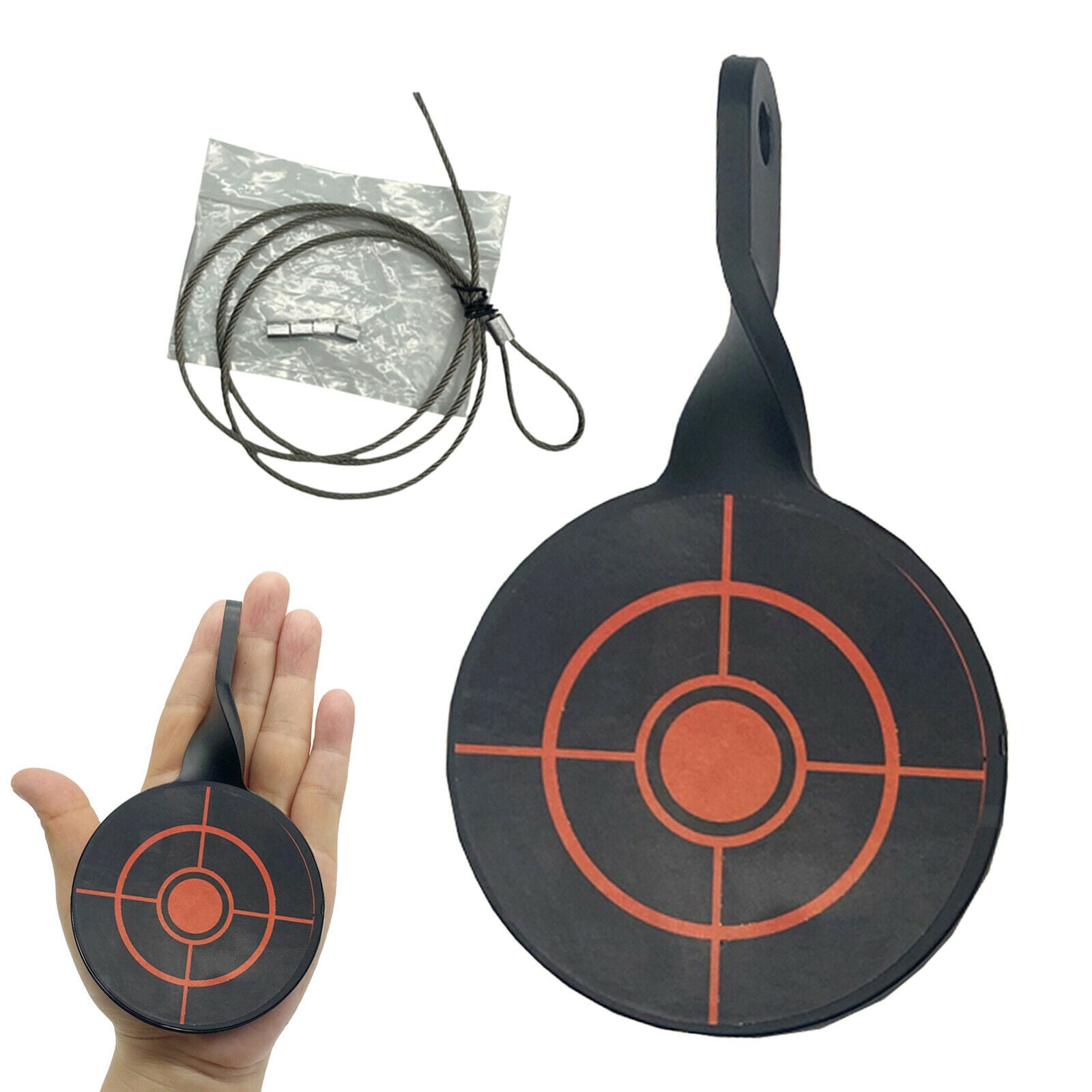 Spinner Shooting Target Plate Round Dia. 8cm Resetting Targets Hunting Tool