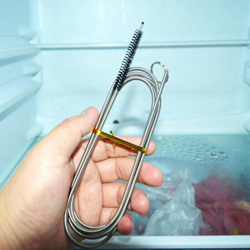 Long Handle Refrigerator Drain Dredge Fridge Coil Brush Ice Removal To.l8